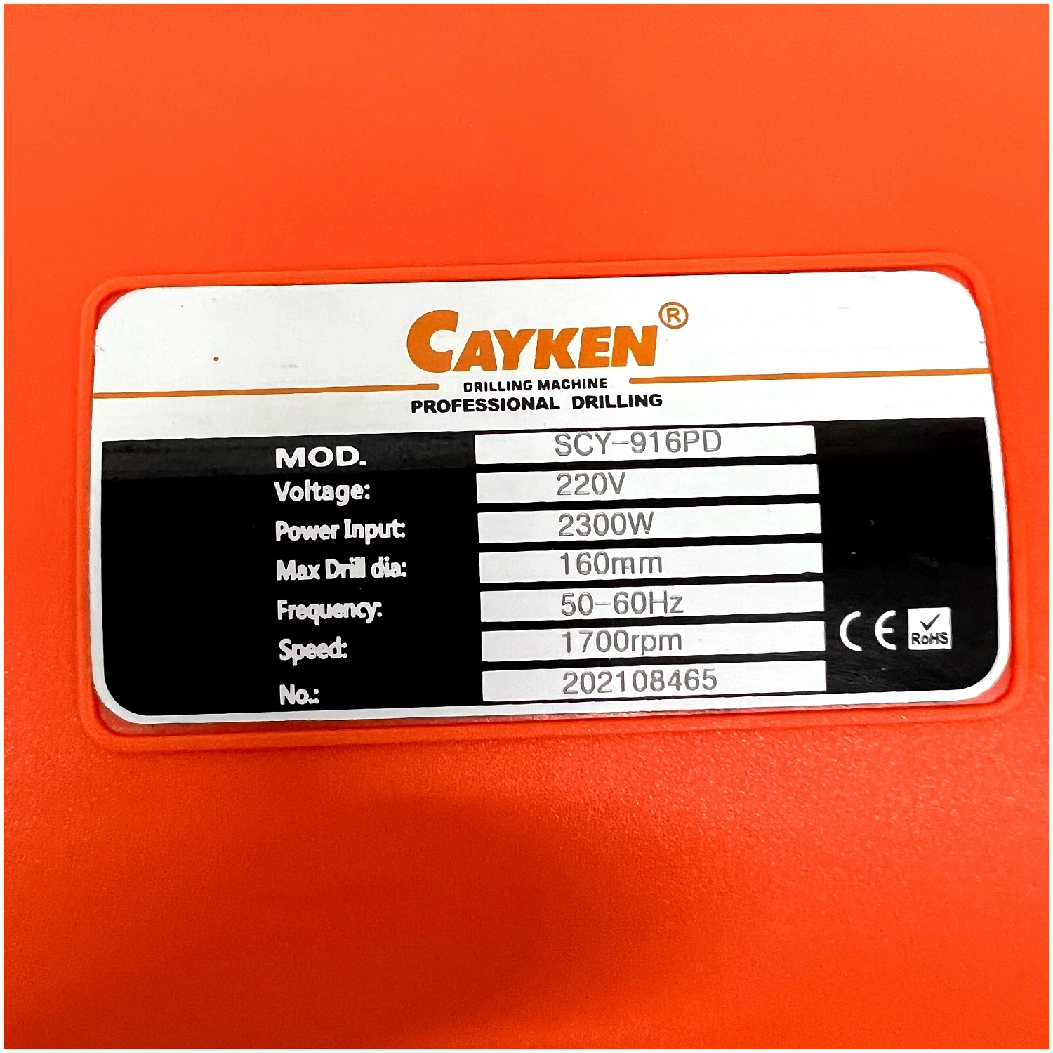 фото установка алмазного бурения cayken scy-916pd (микроудар)
